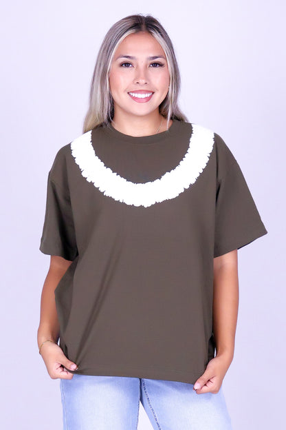 PIKAKE ROPE OVERSIZED TEE