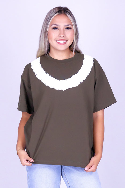 PIKAKE ROPE OVERSIZED TEE