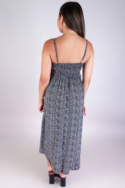 Jeans Warehouse Hawaii - S/L LONG PRINT DRESSES - BARE BEAUTY MAXI DRESS | By PAPERMOON/ B_ENVIED