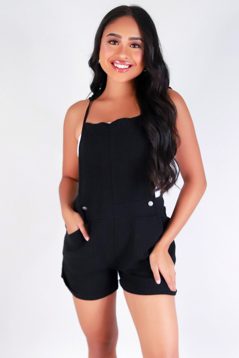 Jeans Warehouse Hawaii - SOLID CASUAL ROMPERS - TAKE IT SERIOUS ROMPER | By PAPERMOON/ B_ENVIED
