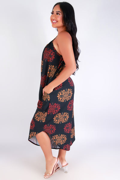 Jeans Warehouse Hawaii - PRINT CASUAL JUMPSUITS - MANGO QUILT NO WAIST JUMPSUIT | By LUZ