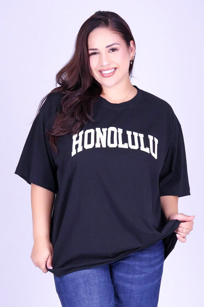 HONOLULU OVERSIZED TEE