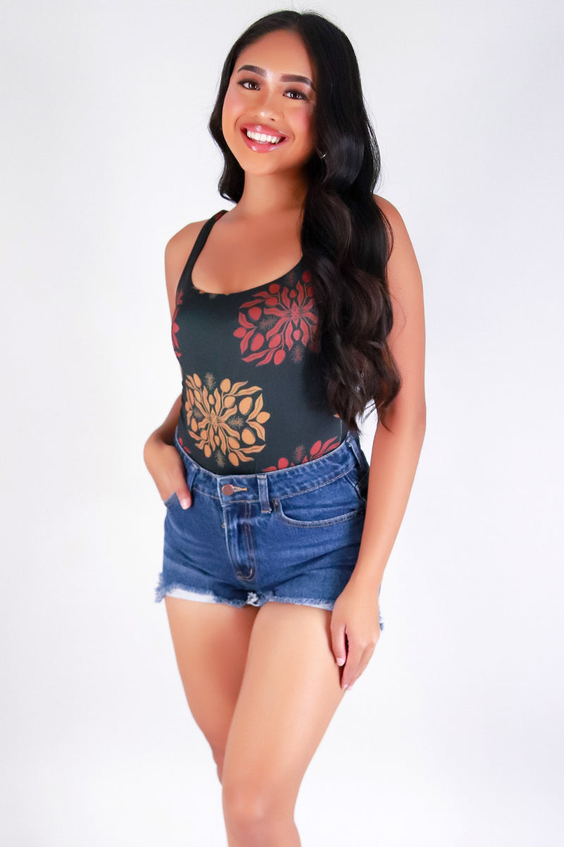 Jeans Warehouse Hawaii - Bodysuits - MANGO QUILT BODYSUIT | By LUZ