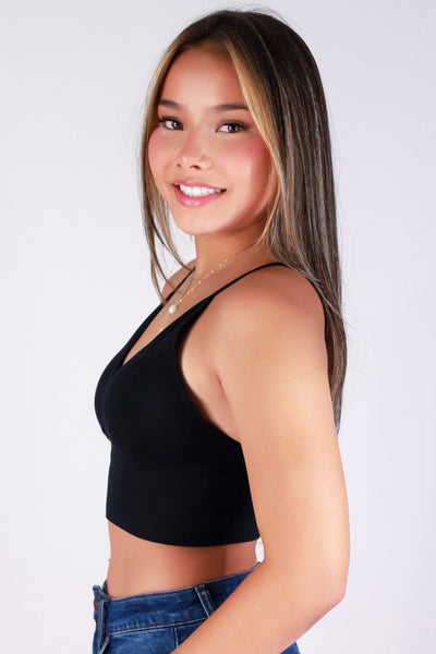Jeans Warehouse Hawaii - SL CASUAL SOLID - NEXT-LEVEL CROP TOP | By ZENANA (KC EXCLUSIVE,INC