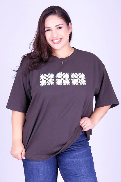 3 LAUAE QUILT OVERSIZED TEE