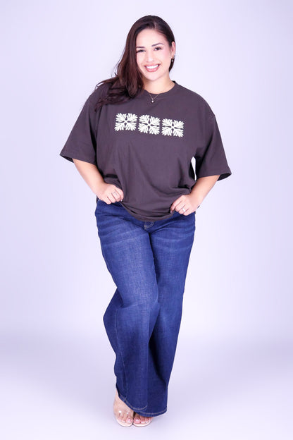 3 LAUAE QUILT OVERSIZED TEE