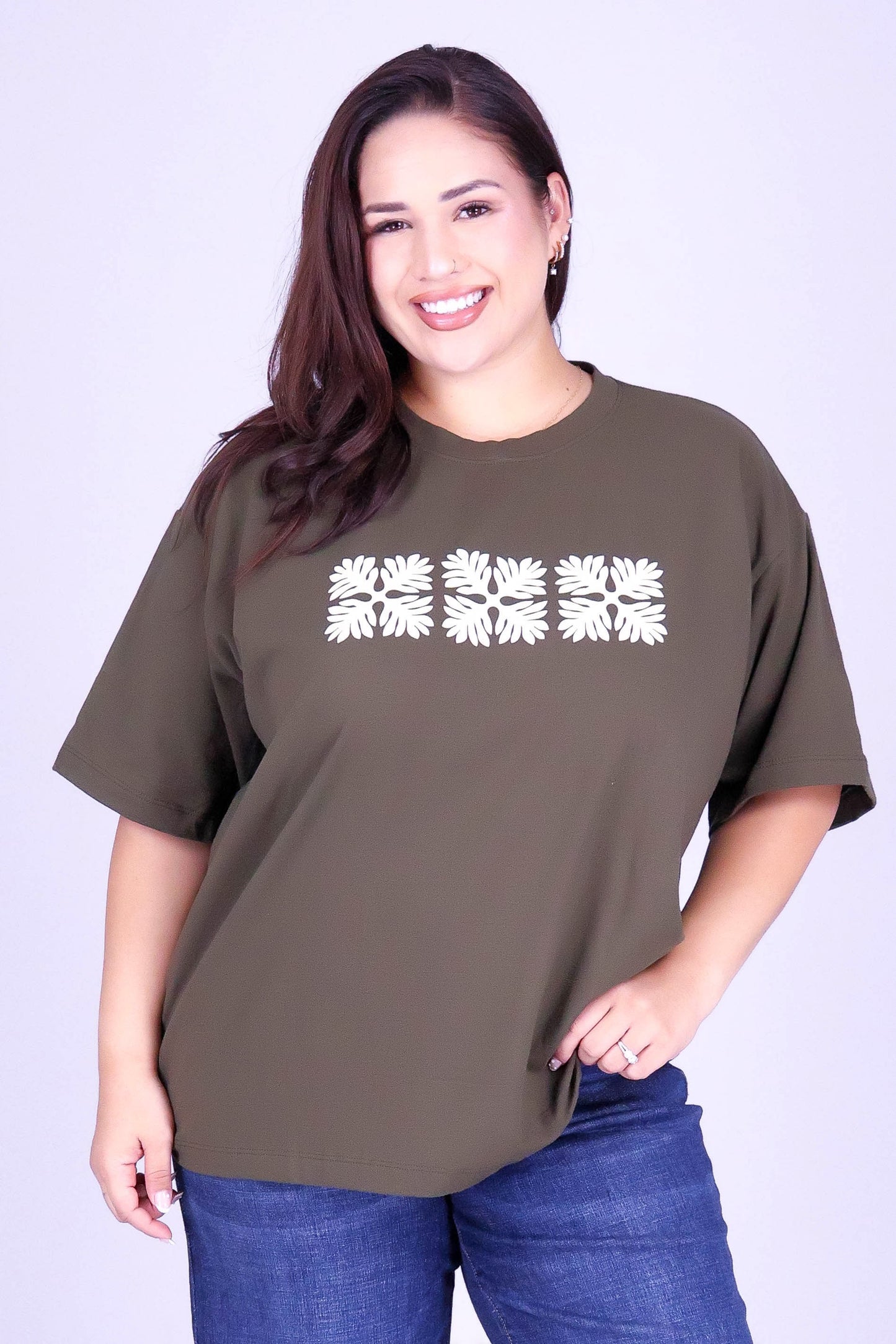 3 LAUAE QUILT OVERSIZED TEE