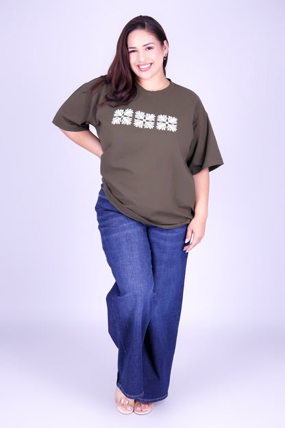3 LAUAE QUILT OVERSIZED TEE