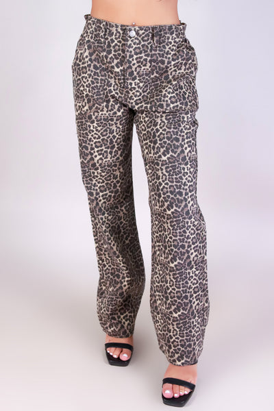 Jeans Warehouse Hawaii - PRINT WOVEN PANTS - SPOT ME LATER PANTS | By ACTIVE USA