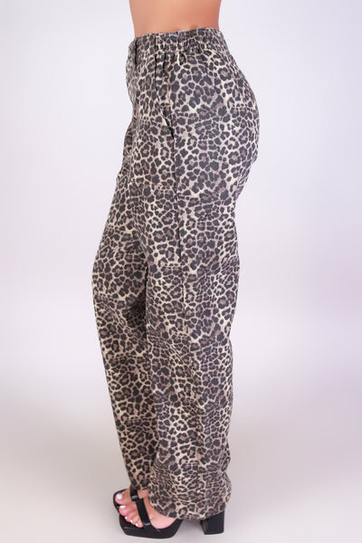 Jeans Warehouse Hawaii - PRINT WOVEN PANTS - SPOT ME LATER PANTS | By ACTIVE USA