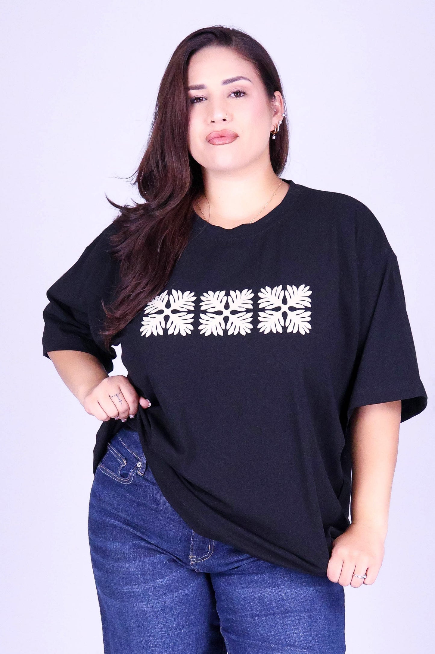 3 LAUAE QUILT OVERSIZED TEE