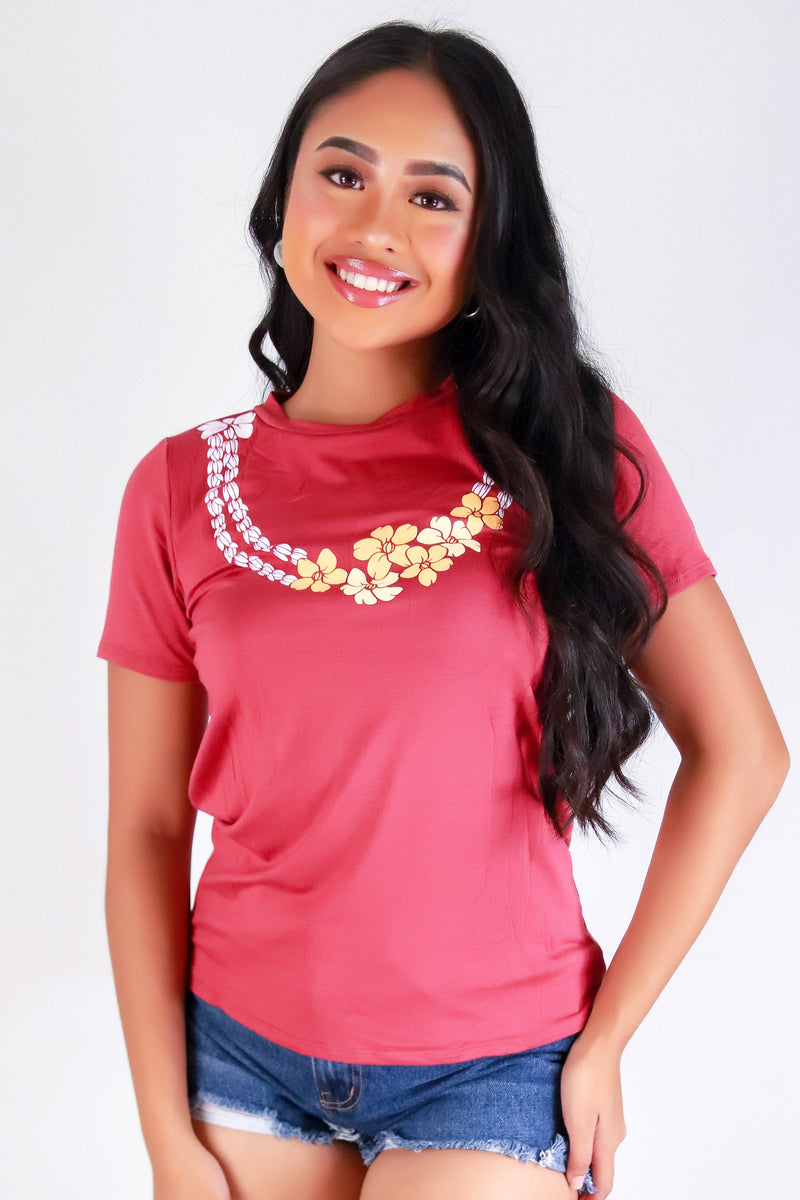 Jeans Warehouse Hawaii - S/S SCREEN - MULTI PUAKENIKENI TEE | By LUZ