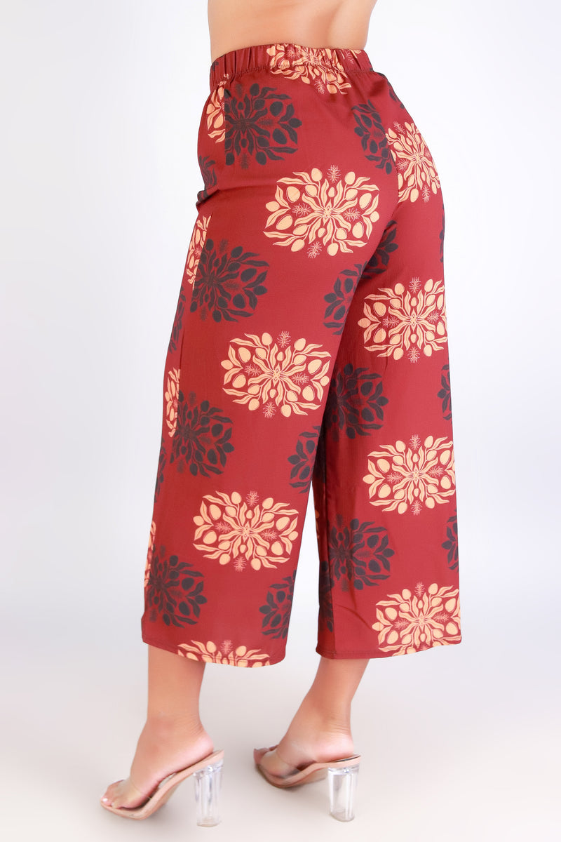 Jeans Warehouse Hawaii - PRINT WOVEN CAPRI&