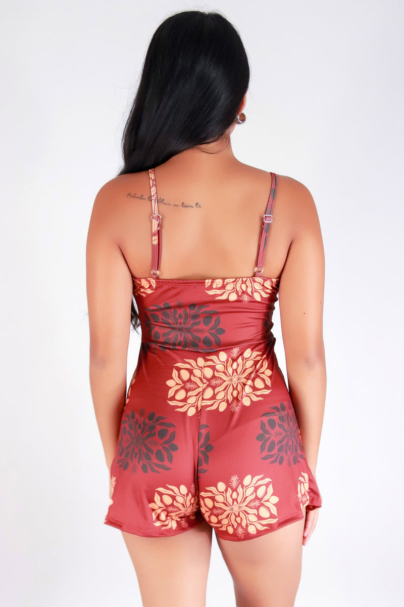 Jeans Warehouse Hawaii - PRINT CASUAL ROMPERS - MANGO QUILT ROMPER | By LUZ