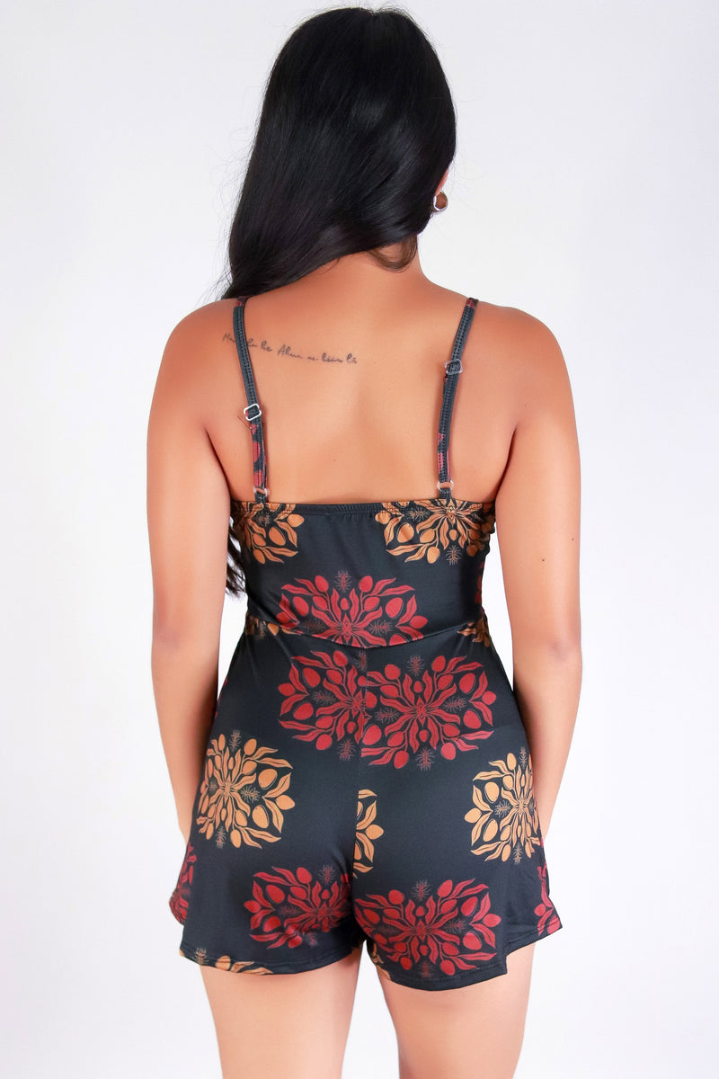 Jeans Warehouse Hawaii - PRINT CASUAL ROMPERS - MANGO QUILT ROMPER | By LUZ