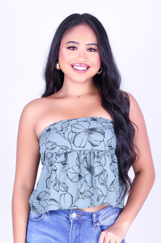 FINE BLOOM TUBE TOP