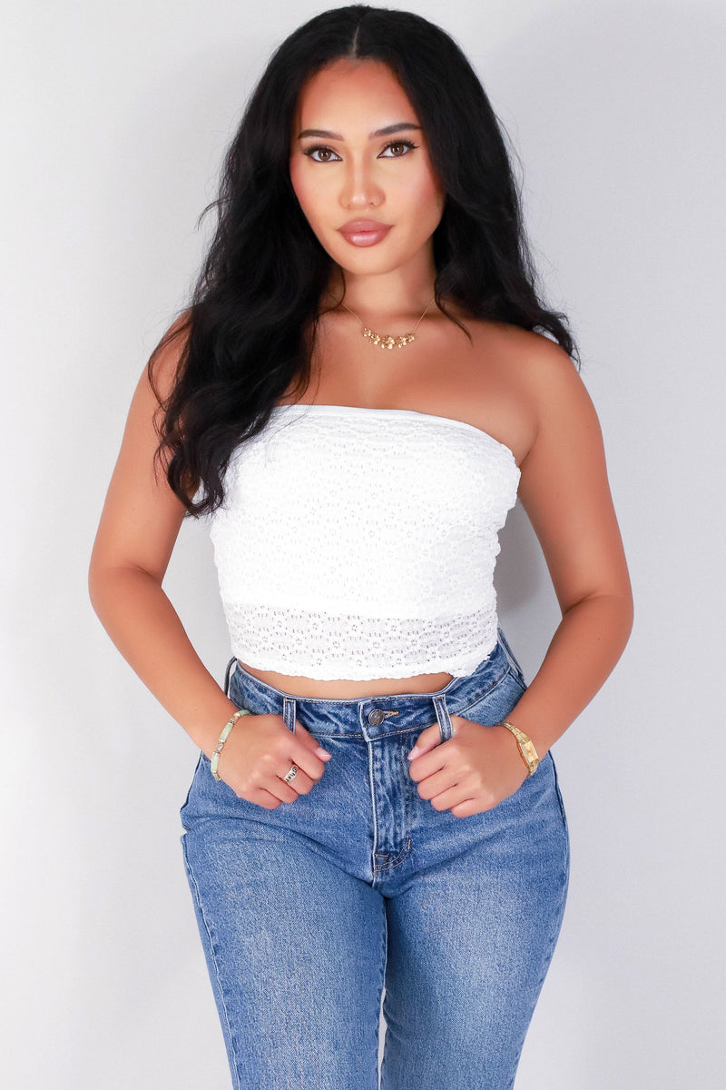 Jeans Warehouse Hawaii - SL CASUAL SOLID - RUN IT BACK TUBE TOP | By TIMING