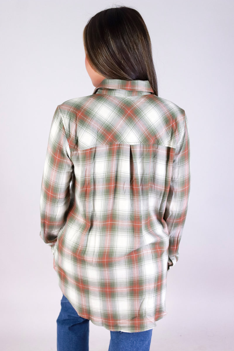 Jeans Warehouse Hawaii - L/S PRINT WOVEN CASUAL TOPS - FLANNEL FEVER TOP | By BE COOL