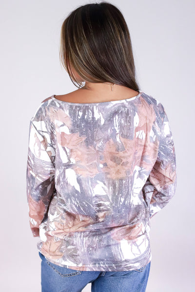 Jeans Warehouse Hawaii - SOLID LONG SLV TOPS - HUNTING CAMO OFF SHOULDER TOP | By GREENWELL PROMOTIONS LTD