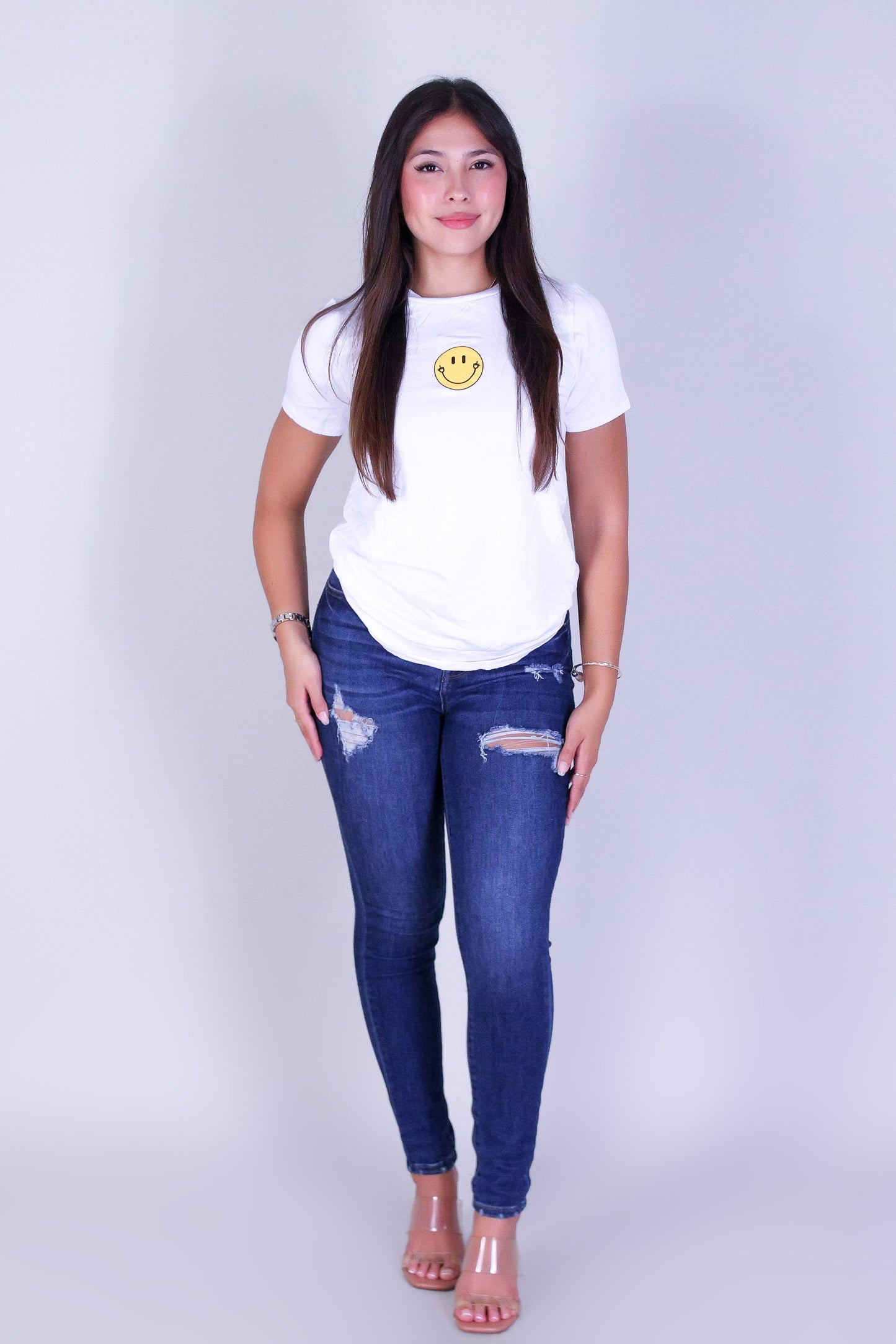 SMILEY FACE TEE