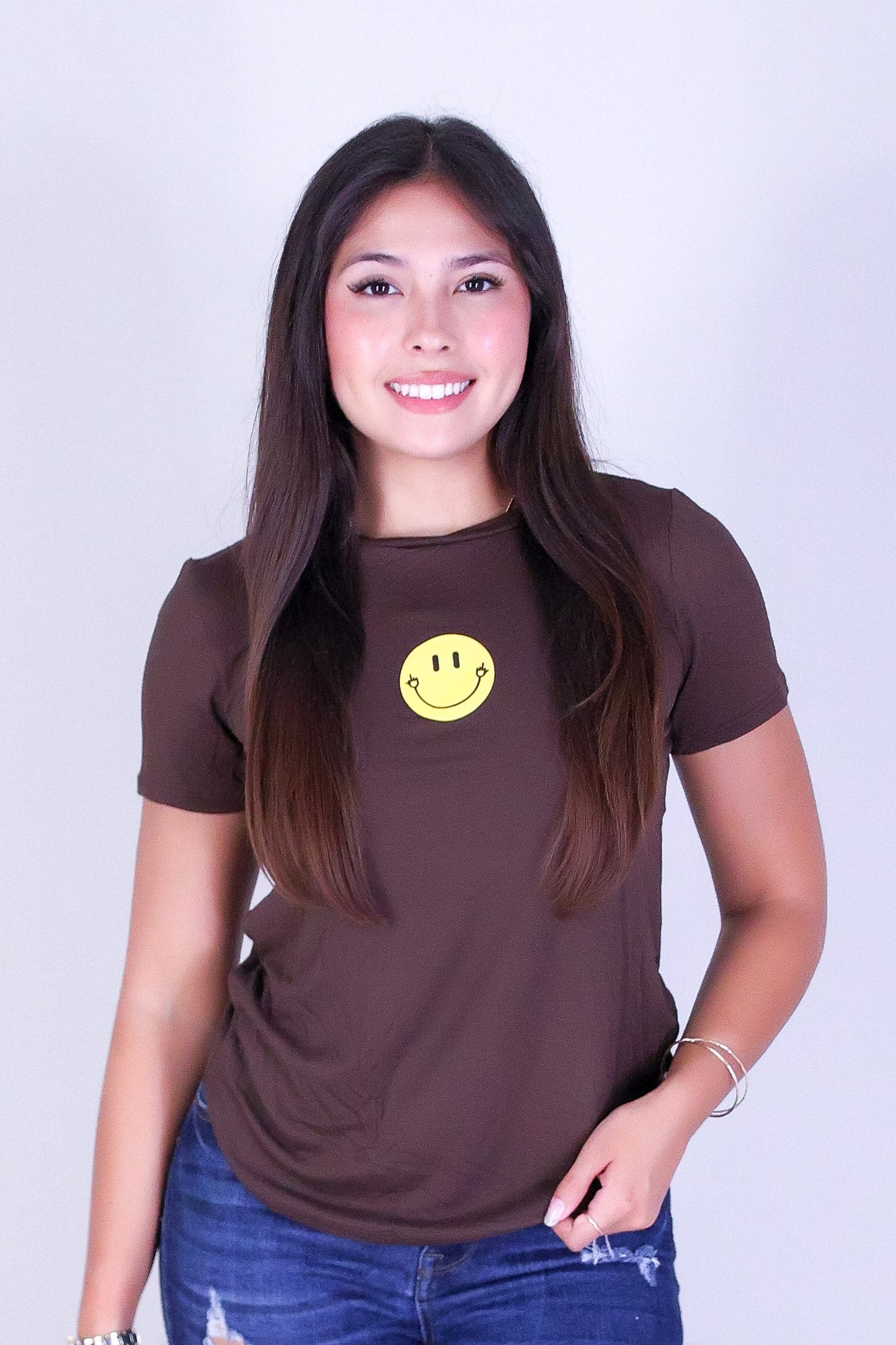 SMILEY FACE TEE