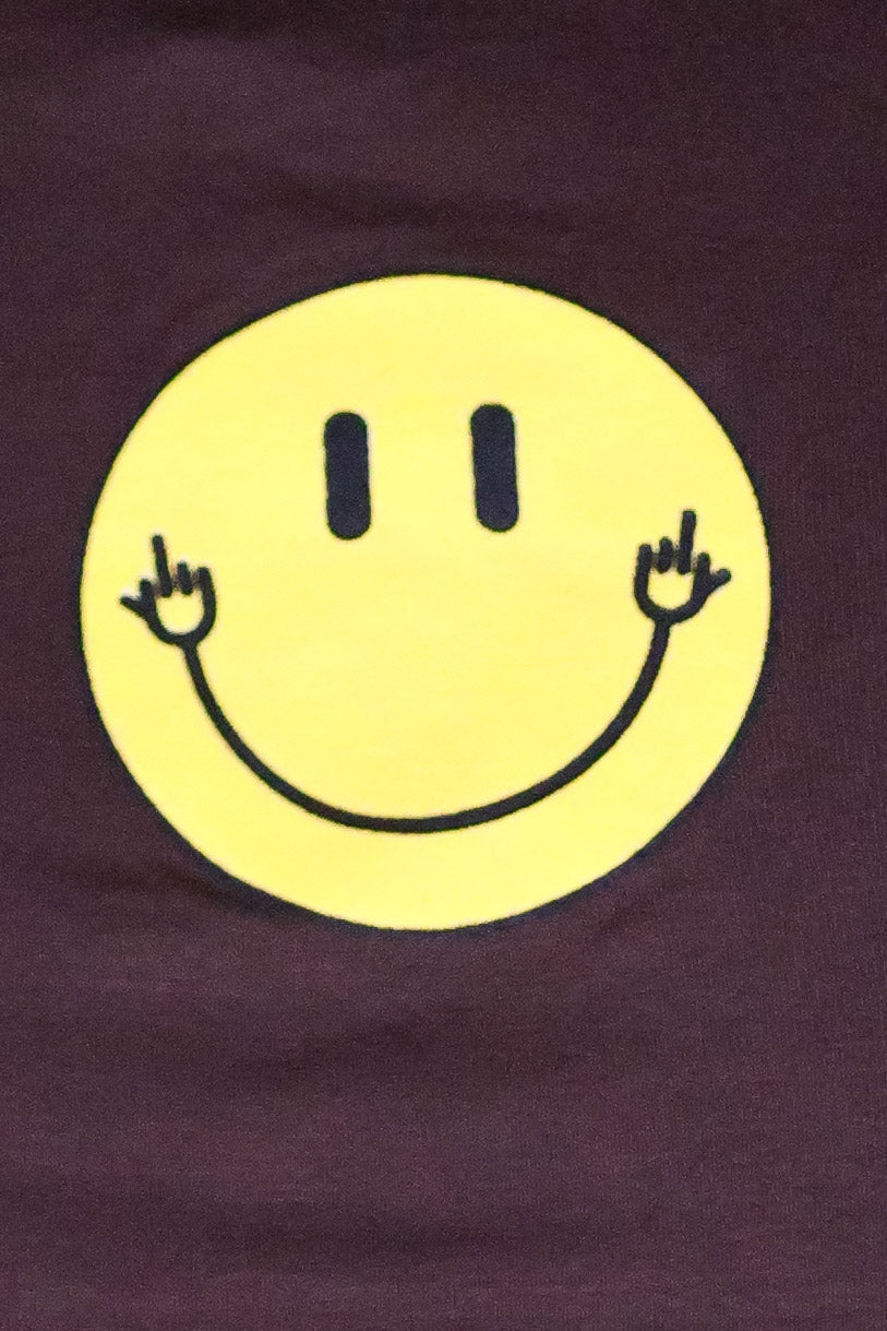 SMILEY FACE SCREEN TEE