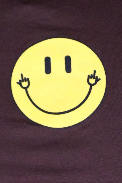 SMILEY FACE SCREEN TEE