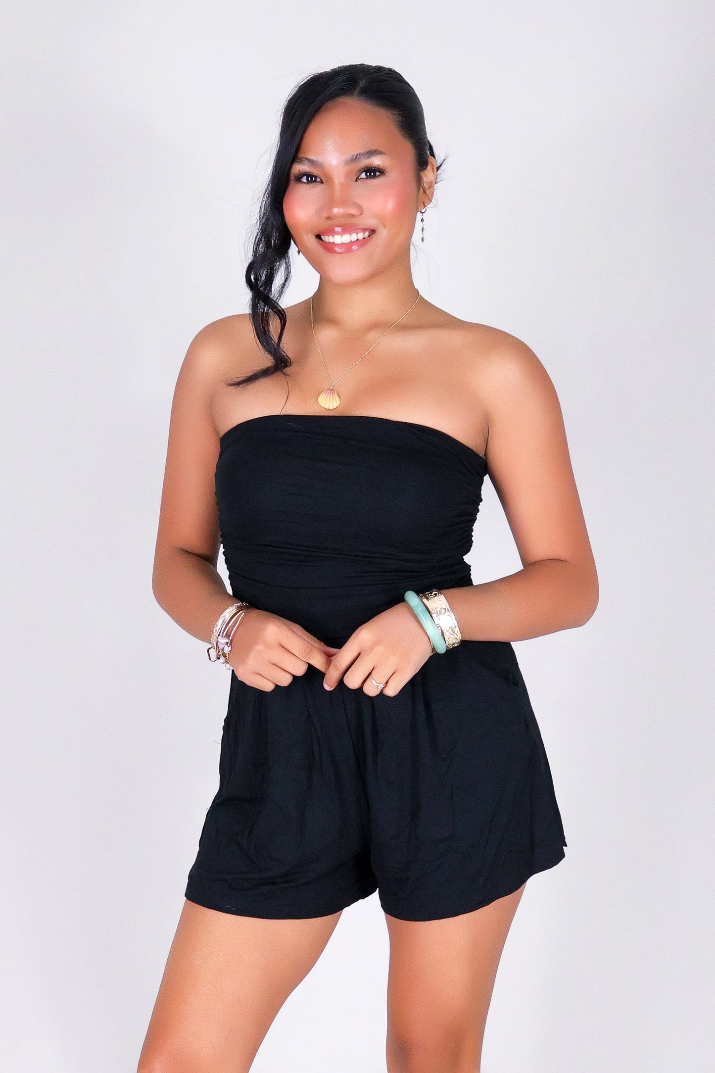 HOLD ME CLOSE TUBE ROMPER