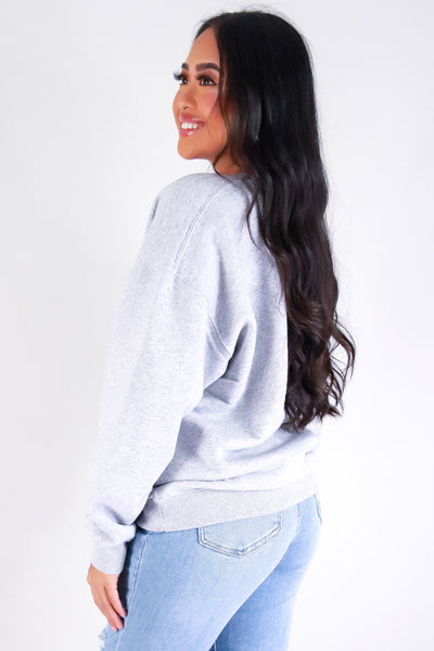 Jeans Warehouse Hawaii - SOLID LONG SLV TOPS - BOYFRIEND SWEATER | By REFLEX
