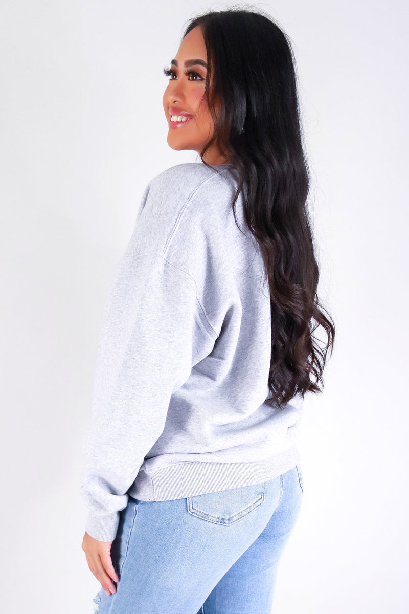 Jeans Warehouse Hawaii - SOLID LONG SLV TOPS - BOYFRIEND SWEATER | By REFLEX