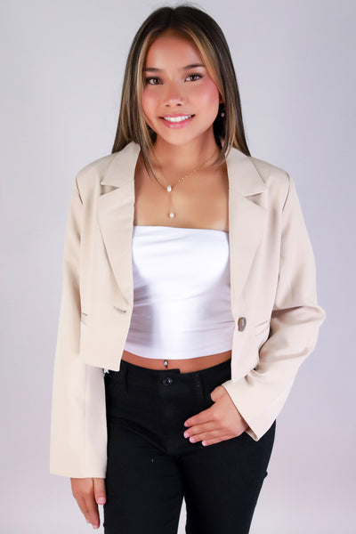 Jeans Warehouse Hawaii - BLAZERS/FASHION JKTS - THE POWER CROP BLAZER | By ULTIMATE OFFPRICE