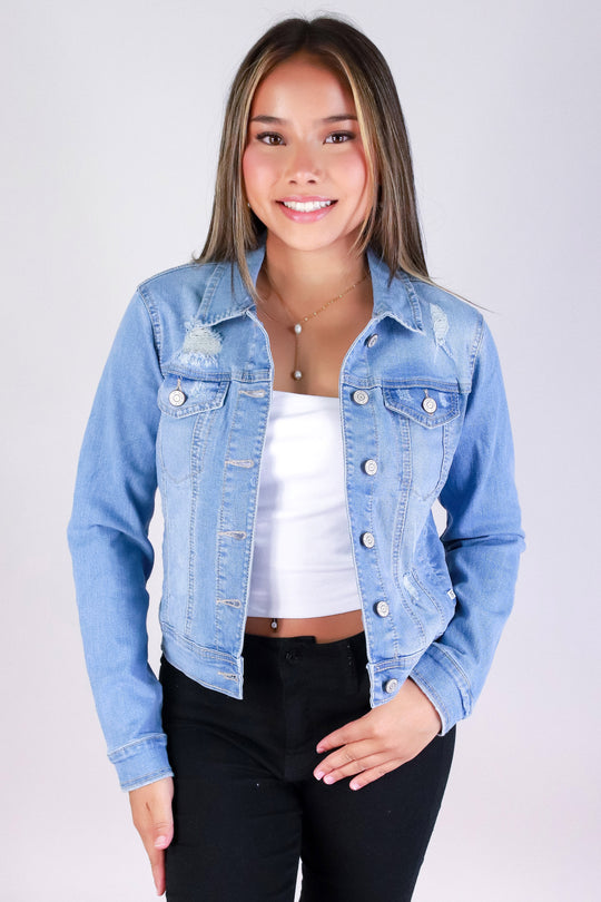 DISTRESSED & OBSESSED DENIM JACKET