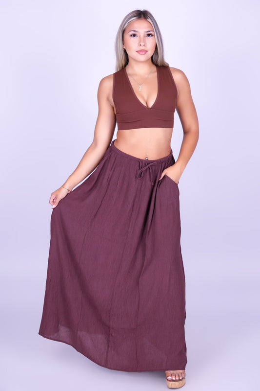 BLOOM & WANDER MAXI SKIRT