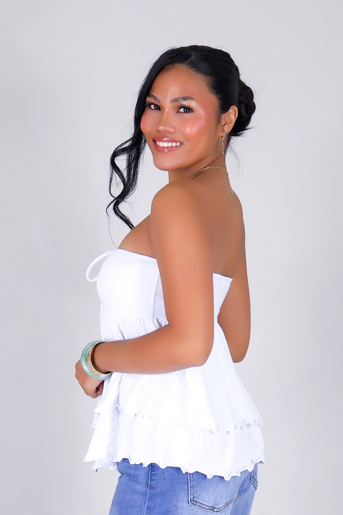 YOU LOVE ME HALTER TUBE TOP