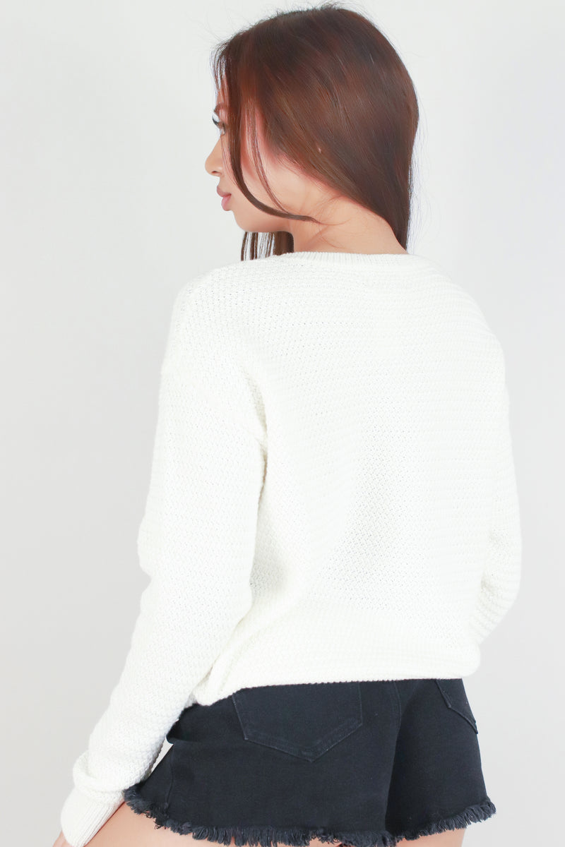 Jeans Warehouse Hawaii - CHUNKY/ACRYLIC SWEATERS - TRUTH REVEALED SWEATER | By BE COOL