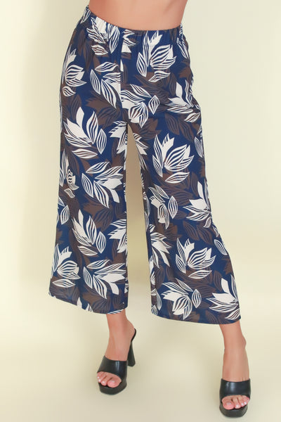 Jeans Warehouse Hawaii - PRINT WOVEN CAPRI'S - NEED IT ALL PANTS | By LUZ