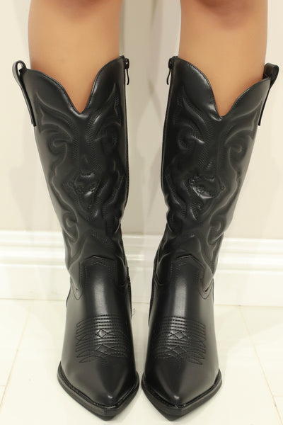 Jeans Warehouse Hawaii - BOOTS - SEND MY LOVE COWBOY BOOTS | By TOP GUY INTL
