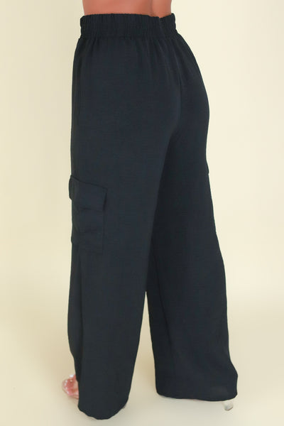 Jeans Warehouse Hawaii - SOLID WOVEN PANTS - SKIP IT PANTS | By VERACCI INC