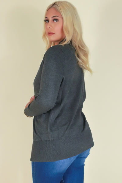 Jeans Warehouse Hawaii - PLUS SOLID LONG SLV CARDIGANS - GETTING COZY CARDIGAN | By ACTIVE USA