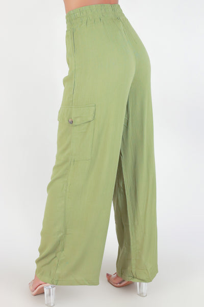Jeans Warehouse Hawaii - SOLID WOVEN PANTS - NO SET BACKS PANTS | By IRIS