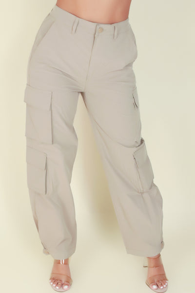 Jeans Warehouse Hawaii - SOLID WOVEN PANTS - SHE HAS ARRIVED ANTS | By STYLE MELODY