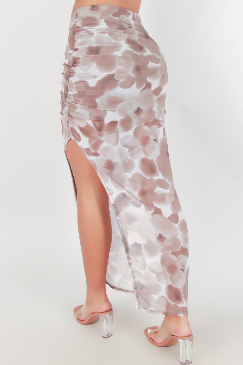 Jeans Warehouse Hawaii - KNIT LONG SKIRT - COME FIND ME SKIRT | By PAPERMOON/ B_ENVIED
