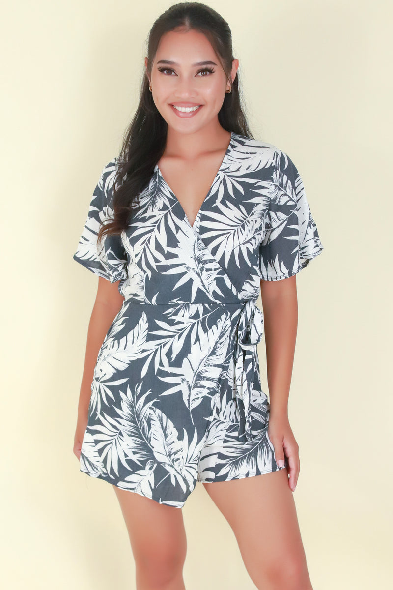 Jeans Warehouse Hawaii - PRINT CASUAL ROMPERS - CAN&