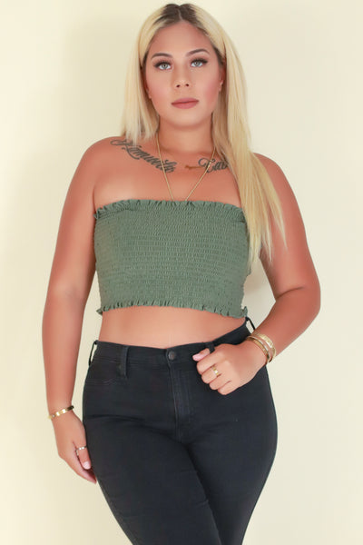Jeans Warehouse Hawaii - PLUS BASIC TUBE TOPS - ON MY WAY OUT TOP | By ZENANA (KC EXCLUSIVE,INC