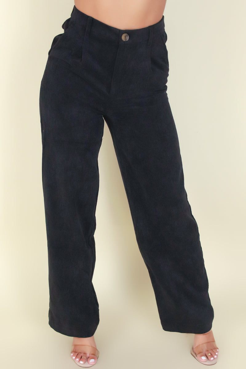 Jeans Warehouse Hawaii - SOLID WOVEN PANTS - TRADE IT ALL PANTS | By STYLE MELODY
