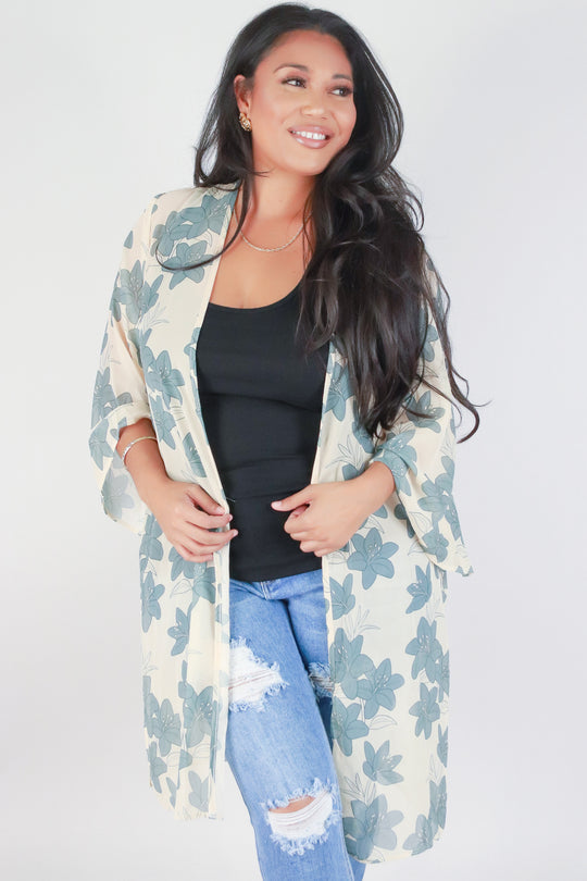 LILY CHIFFON CARDIGAN