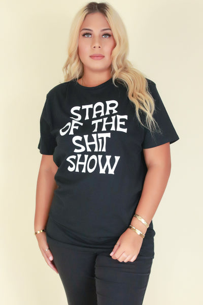Jeans Warehouse Hawaii - PLUS S/S SCREENS - STAR OF THE SHOW TOP | By JANTZEN BRANDS CORP