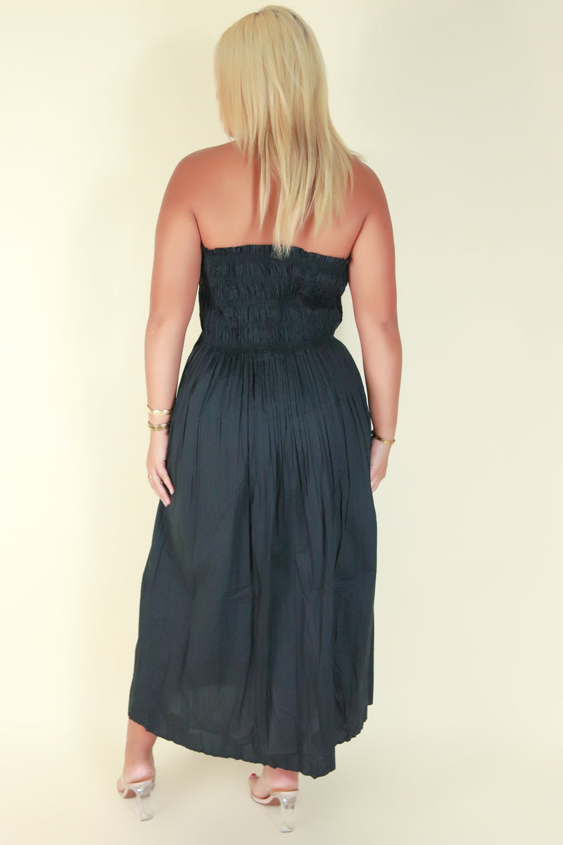 Jeans Warehouse Hawaii - PLUS PLUS WOVEN SOLID DRESSES - GET ON IT DRESS | By KAY FASHION