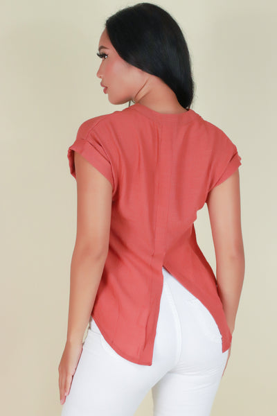 Jeans Warehouse Hawaii - S/S SOLID WOVEN CASUAL TOPS - FOUND LOVE TOP | By PAPERMOON/ B_ENVIED