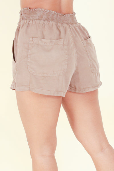 Jeans Warehouse Hawaii - SOLID WOVEN SHORTS - JUST RELAX SHORTS | By STYLE MELODY